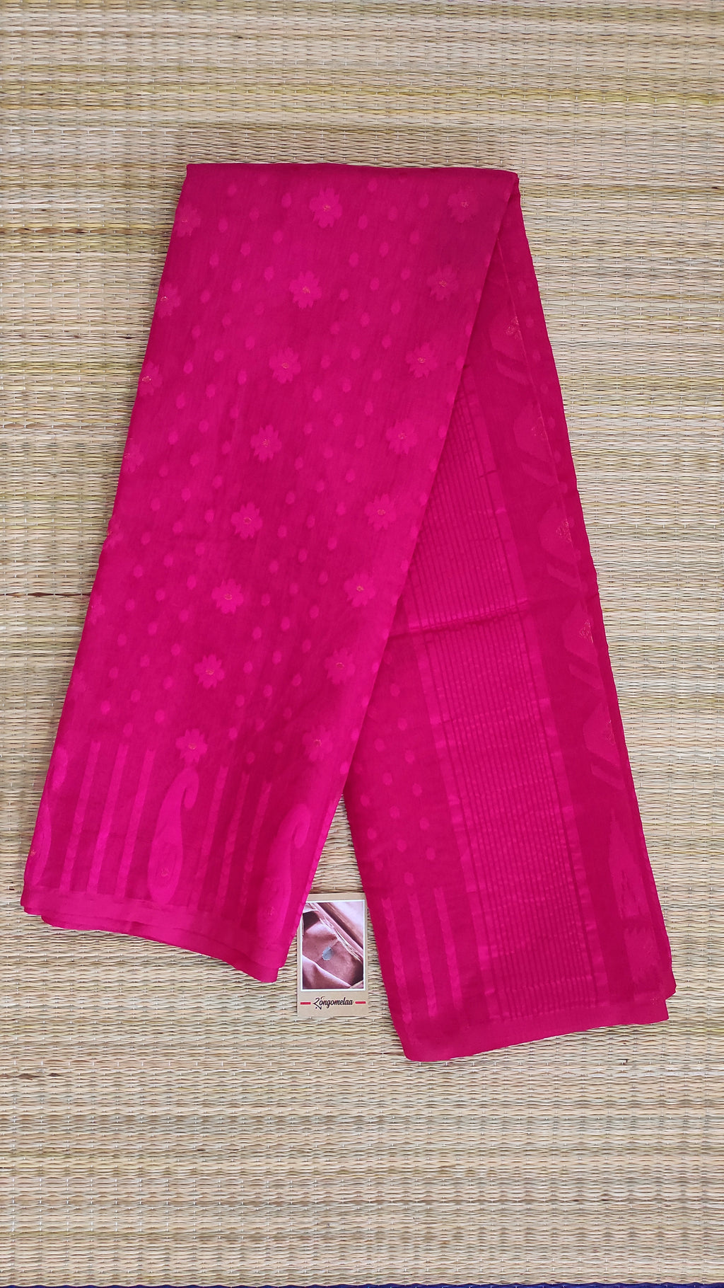 Dhakai Jamdani: Pink