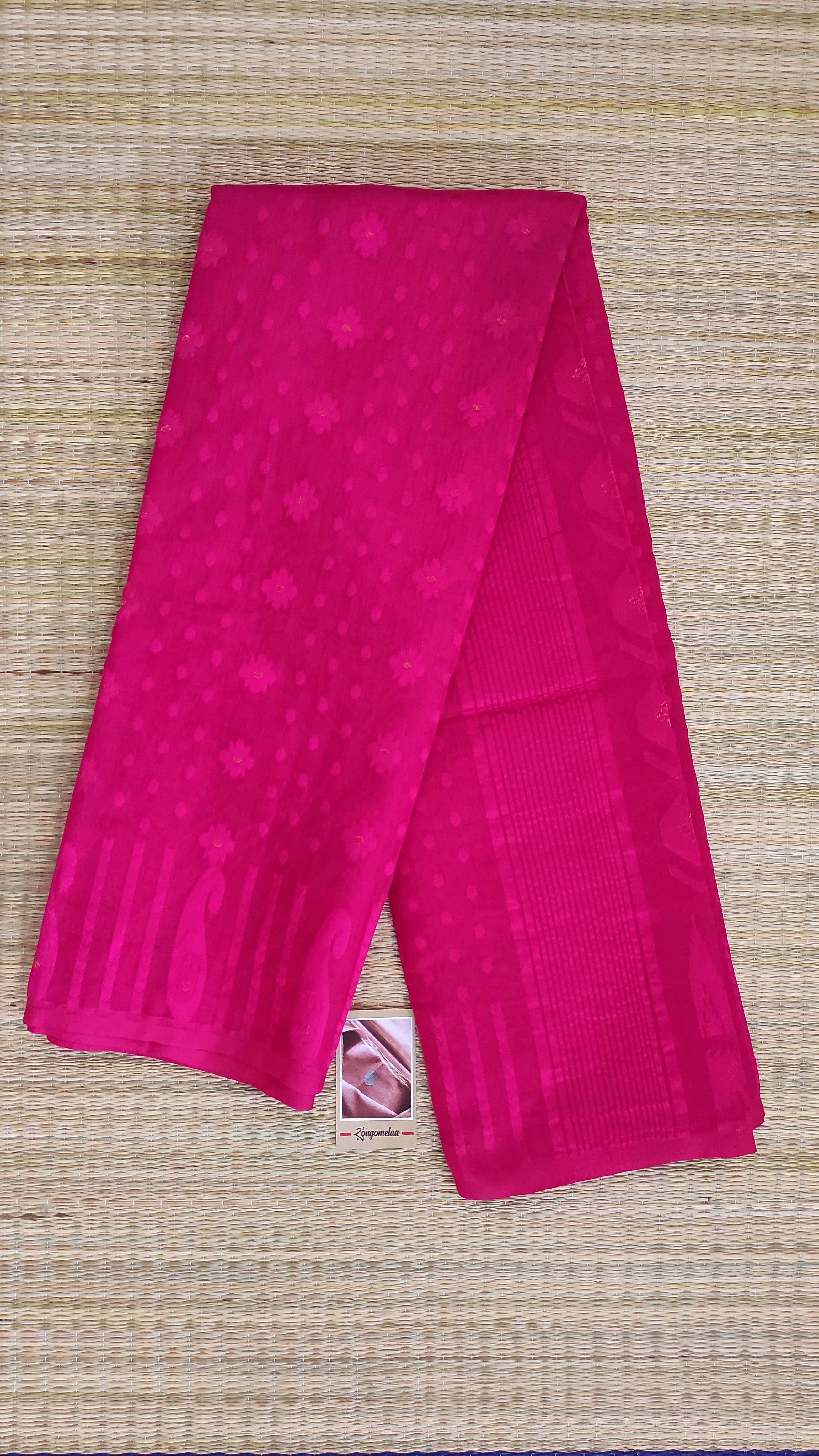 Dhakai Jamdani: Pink