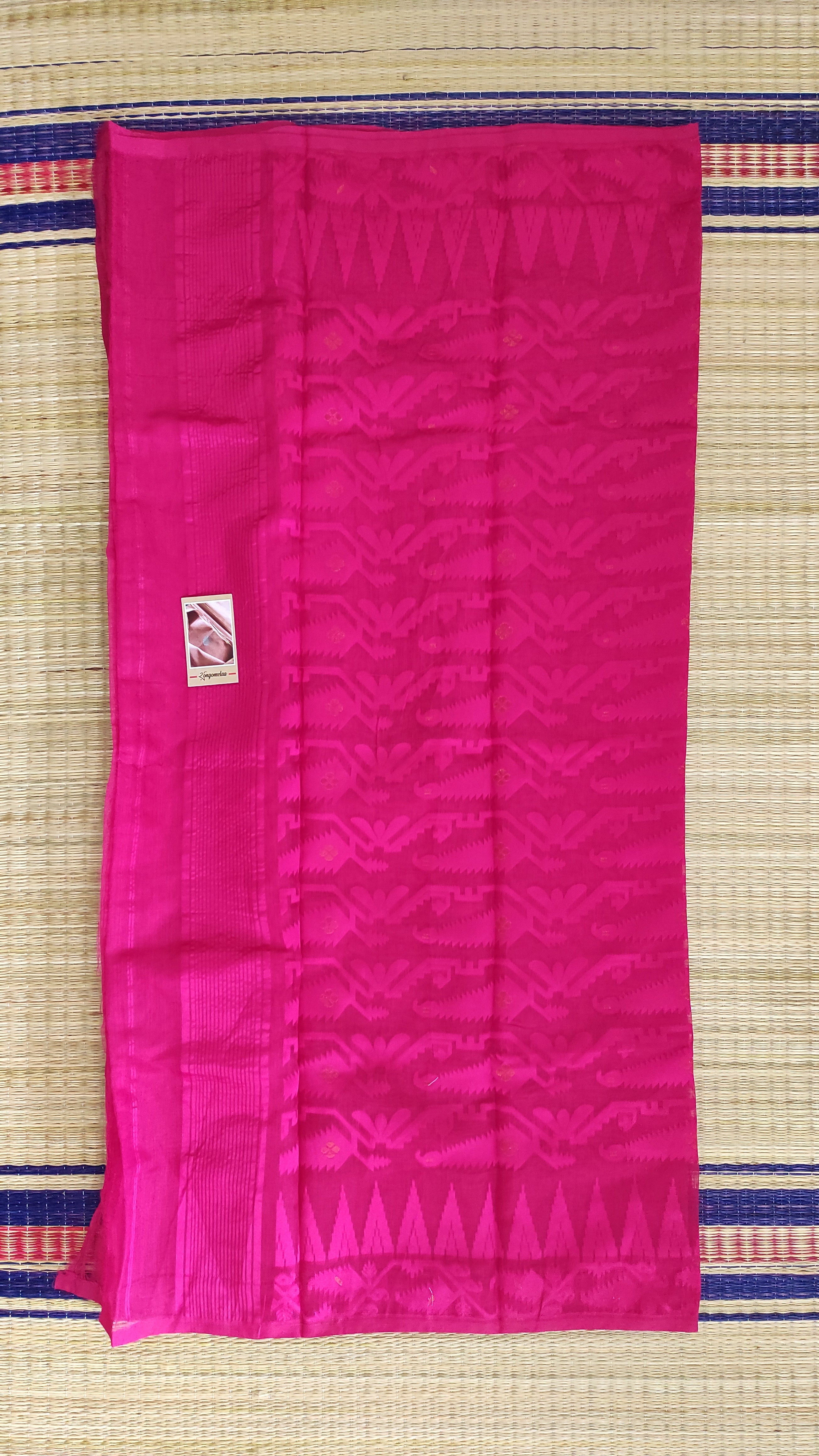 Dhakai Jamdani: Pink