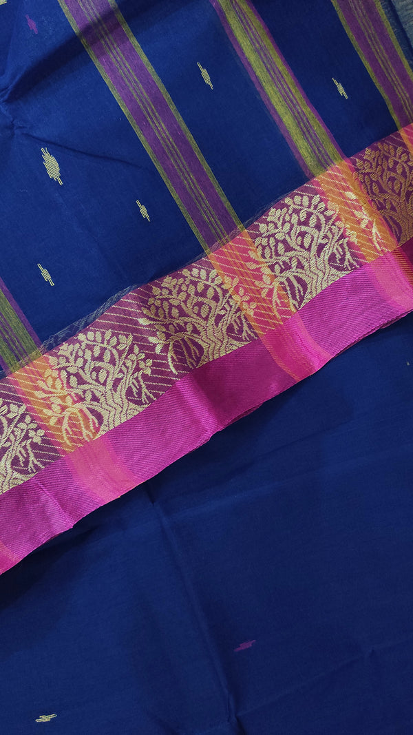 Tangail cotton: Navy Blue