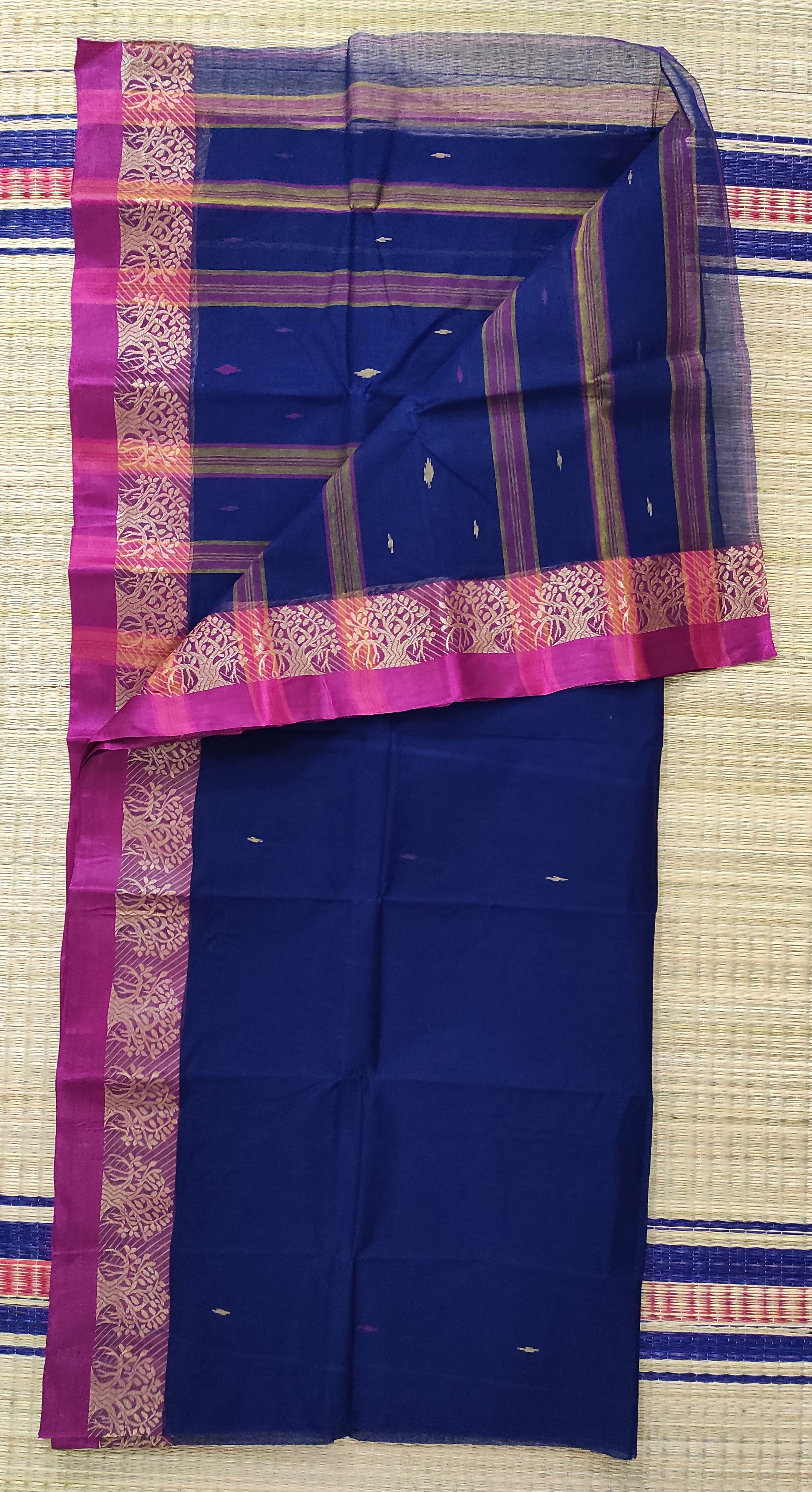 Tangail cotton: Navy Blue