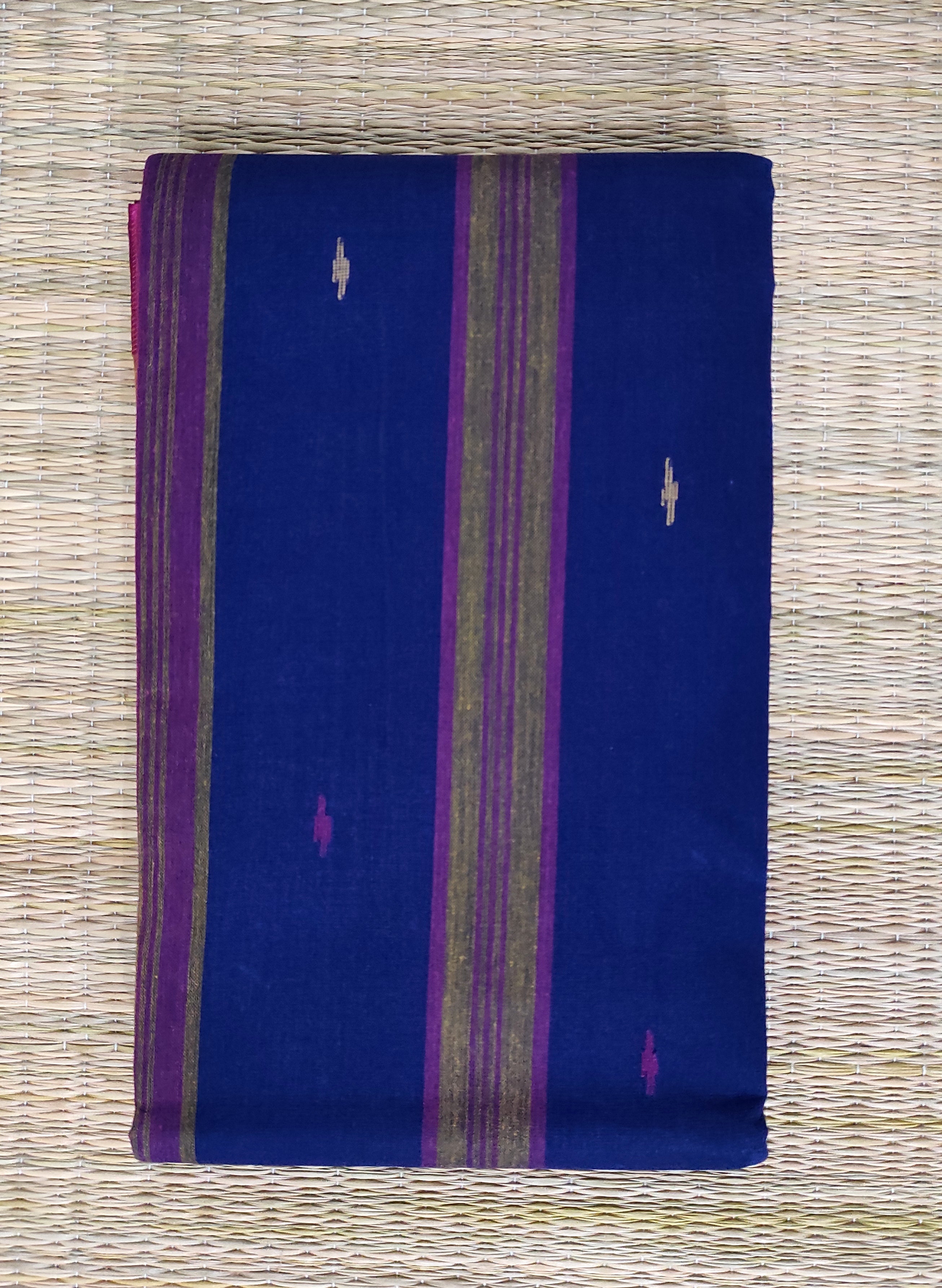 Tangail cotton: Navy Blue