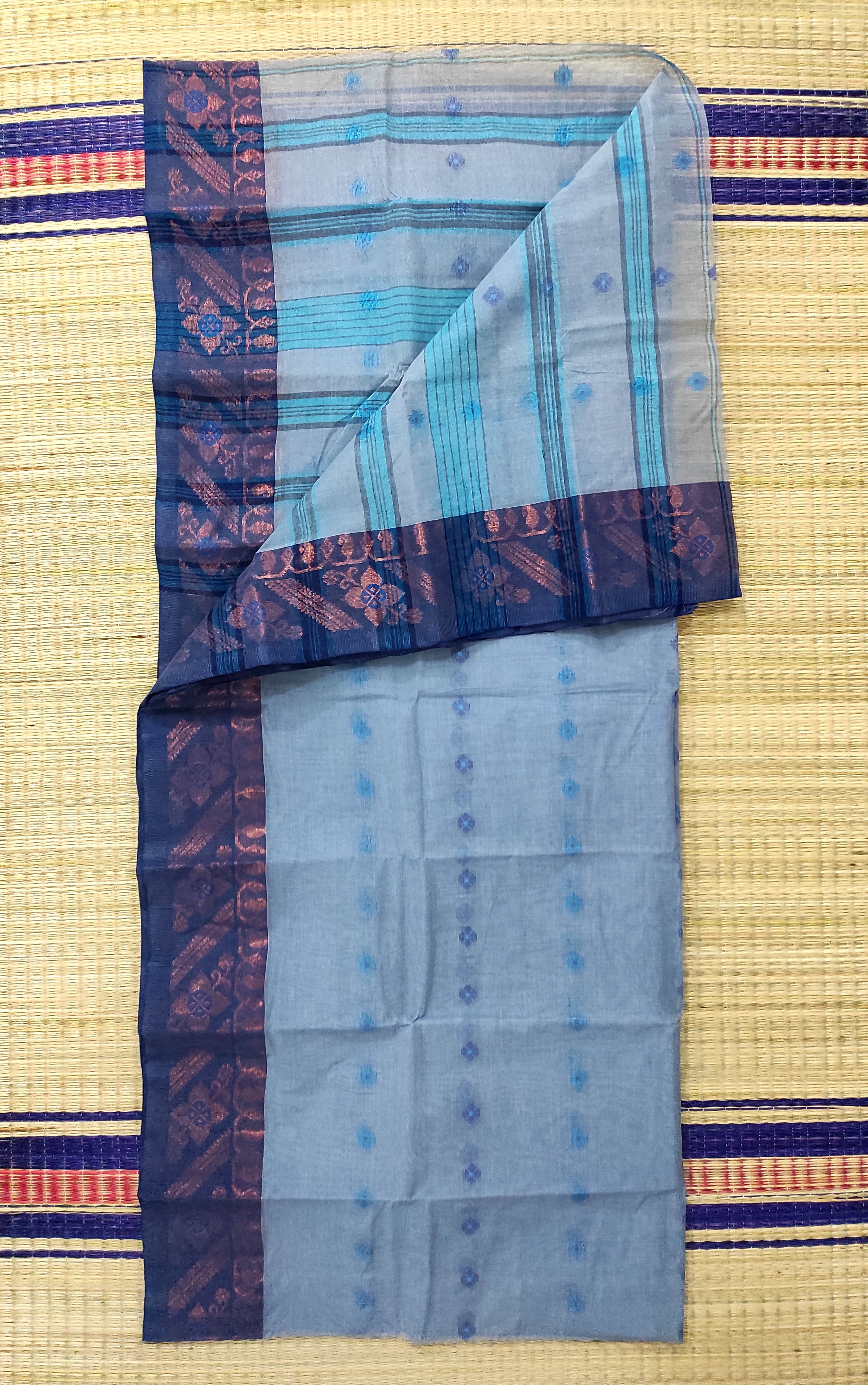 Tangail cotton: Blueish-grey